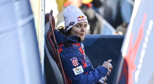 15.02.2025., Saalbach, Austrija - FIS Svjetsko prvenstvo u skijanju, zenski slalom, druga voznja. Zrinka Ljutic Photo: Igor Soban/PIXSELL