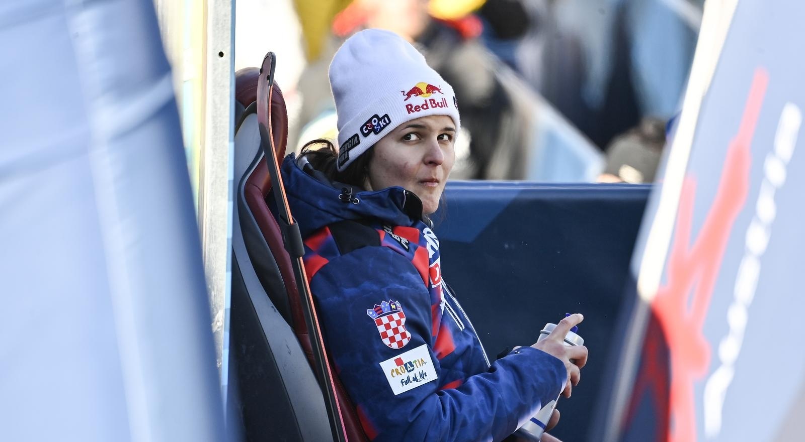15.02.2025., Saalbach, Austrija - FIS Svjetsko prvenstvo u skijanju, zenski slalom, druga voznja. Zrinka Ljutic Photo: Igor Soban/PIXSELL