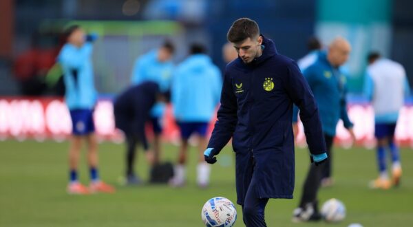 15.02.2025., stadion Maksimir, Zagreb - SuperSport HNL, 22. kolo, GNK Dinamo - HNK Gorica. Petar Sucic Photo: Marko Prpic/PIXSELL