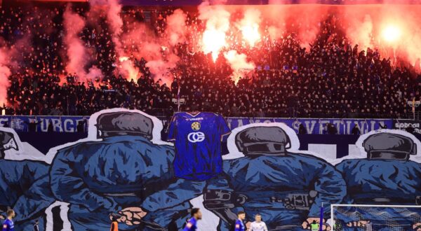 15.02.2025., stadion Maksimir, Zagreb - SuperSport HNL, 22. kolo, GNK Dinamo - HNK Gorica. navijaci Dinama, Bad Blue Boysi Photo: Marko Prpic/PIXSELL