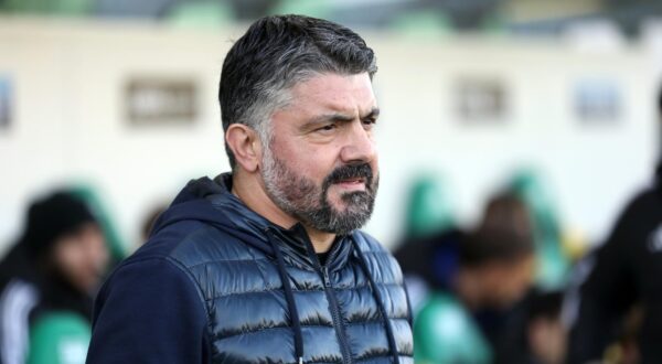 15.02.2025., stadion Aldo Drosina, Pula - SuperSport HNL, 22. kolo, NK Istra 1961 - HNK Hajduk. trener Hajduka Gennaro Gattuso Photo: Sasa Miljevic/PIXSELL