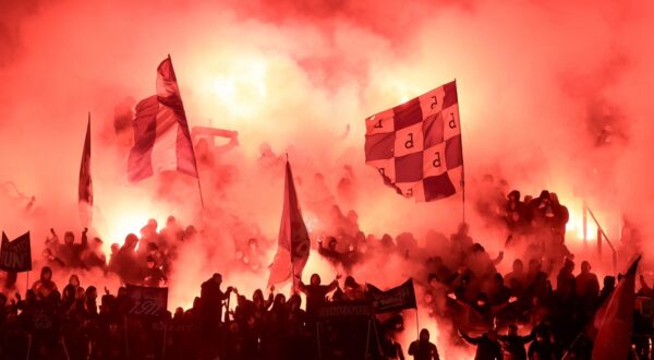 15.02.2025., stadion Maksimir, Zagreb - SuperSport HNL, 22. kolo, GNK Dinamo - HNK Gorica. navijaci Dinama, Bad Blue Boysi Photo: Marko Prpic/PIXSELL
