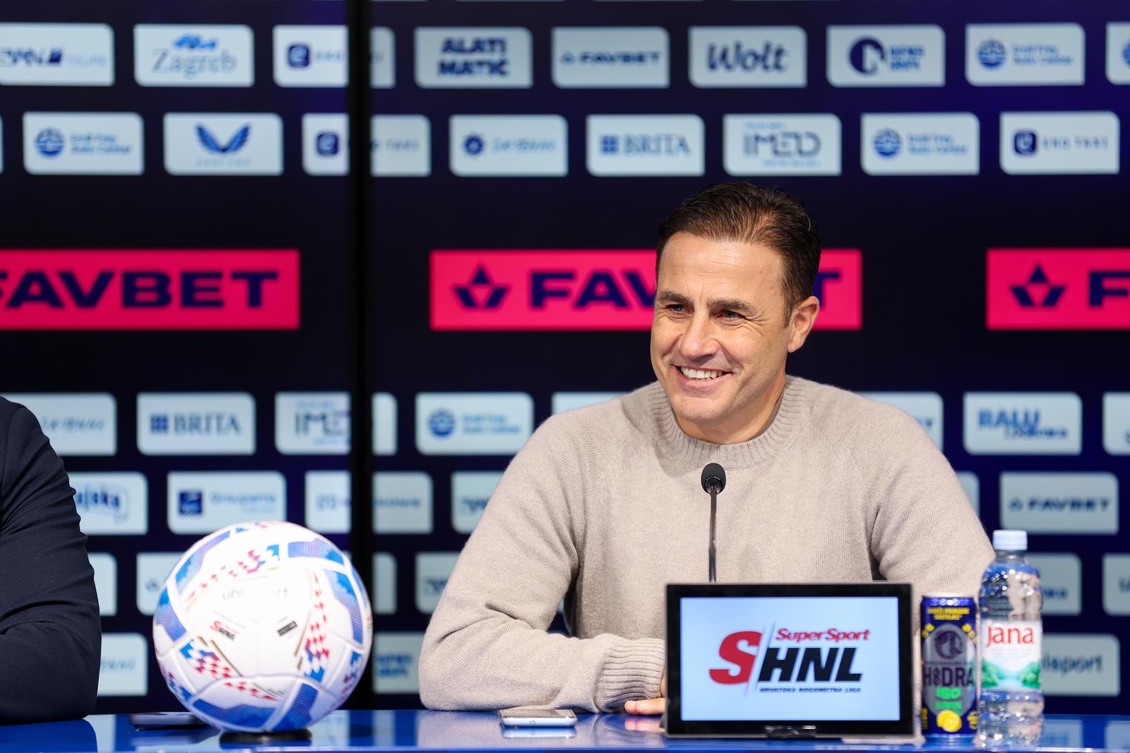 15.02.2025., stadion Maksimir, Zagreb - SuperSport HNL, 22. kolo, GNK Dinamo - HNK Gorica. trener Dinama Fabio Cannavaro Photo: Matija Habljak/PIXSELL