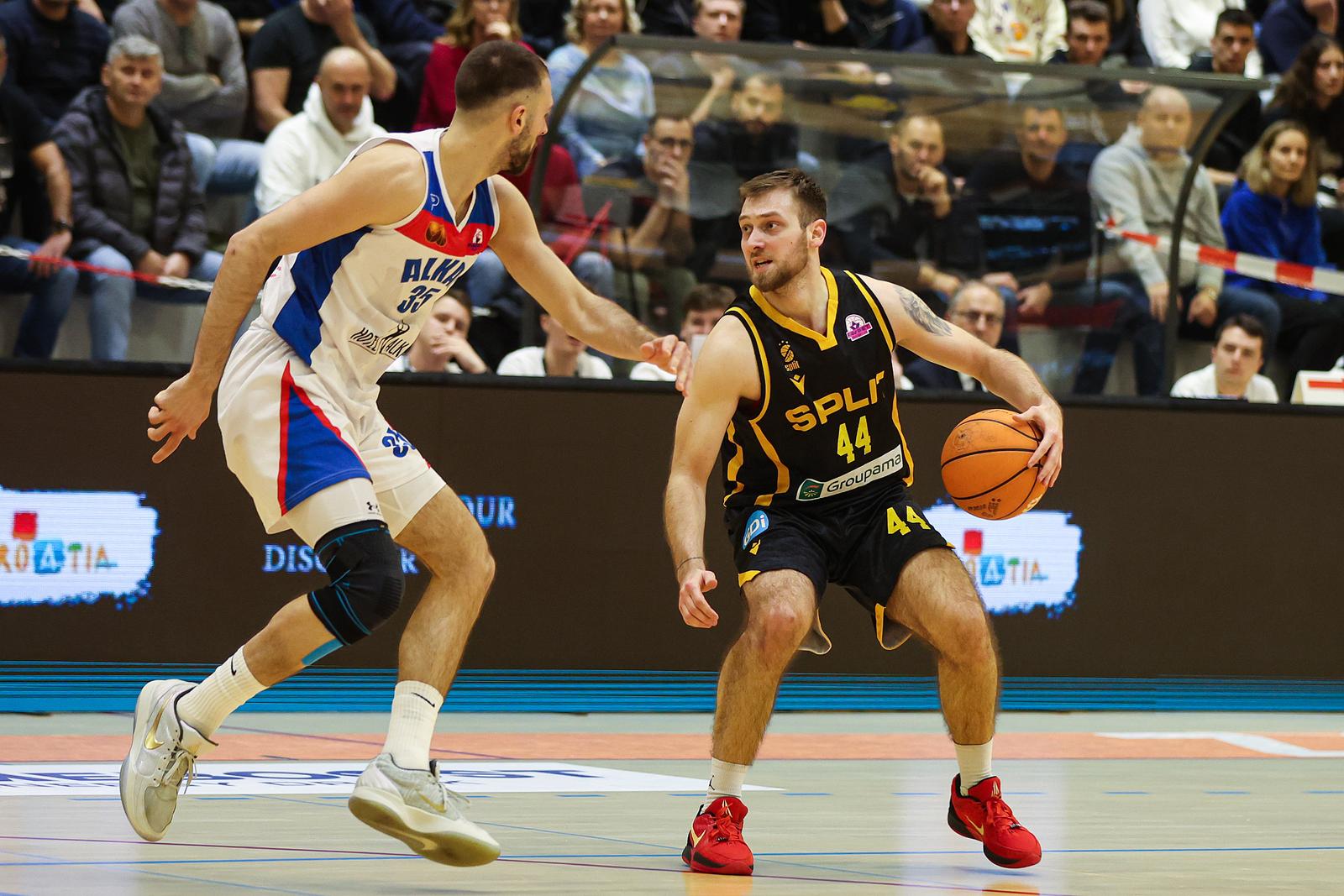 15.02.2025., Gradska sportska dvorana Zabok, Zagreb - SuperSport Kup Kresimir Cosic, finale, KK Alkar - KK Split. Photo: Goran Stanzl/PIXSELL