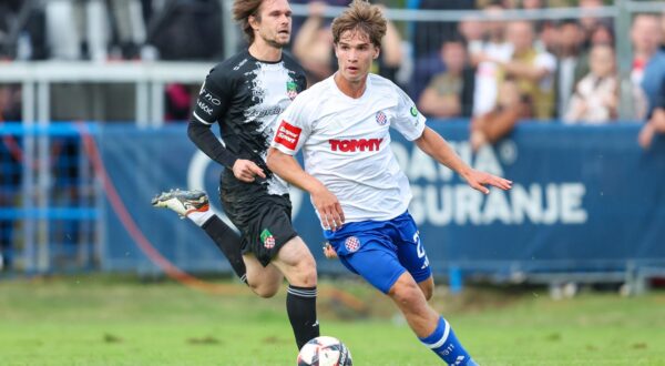 17.09.2024., Grubisno Polje - SuperSport Hrvatski nogometni kup, sesnaestina finala, NK Bilogora 91 - HNK Hajduk. Rokas Pukstas
 Photo: Matija Habljak/PIXSELL