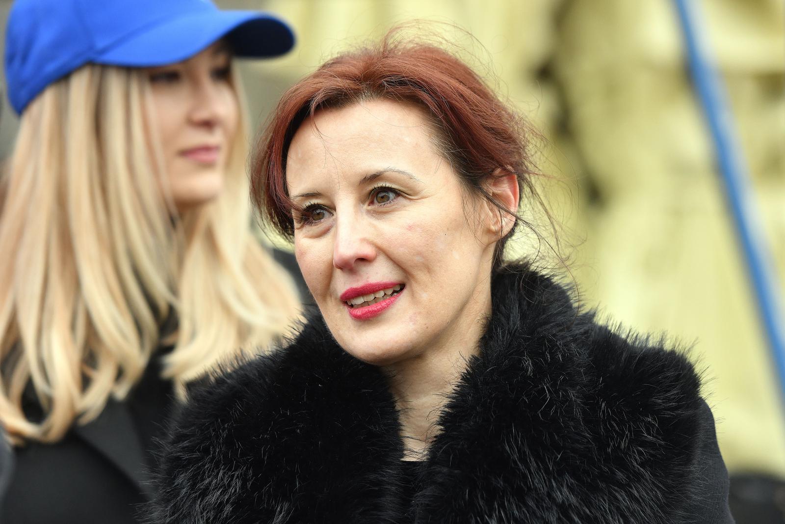 18.01.2025., Cakovec- Konferencija za medije stranke Dalija Oreskovic i ljudi s imenom i prezimenom na temu sukoba interesa u Zupanijskoj bolnici Cakovec.  Photo: Vjeran Zganec Rogulja/PIXSELL