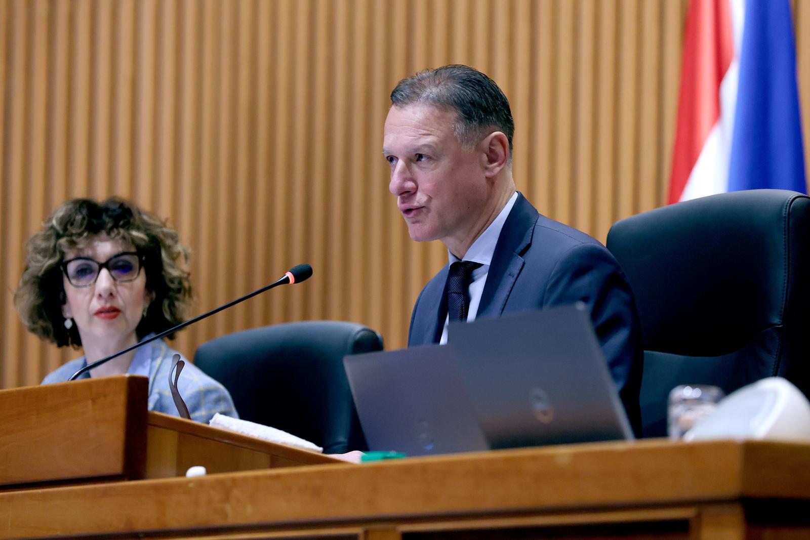 18.02.2025., Zagreb - Sabor 5. sjednicu nastavlja izlaganjem zastupnickih stajalista te raspravom o Prijedlogu zakona o logopedskoj djelatnosti. Photo: Patrik Macek/PIXSELL