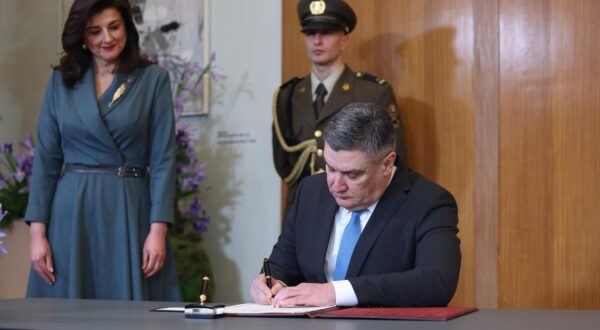 18.02.2025., Zagreb - Svecana inauguracija novoizabranog hrvatskog predsjednika Zorana Milanovica odrzana u Predsjednickim dvorima na Pantovcaku  Photo: HINA/POOL Photo: HINA/POOL/PIXSELL