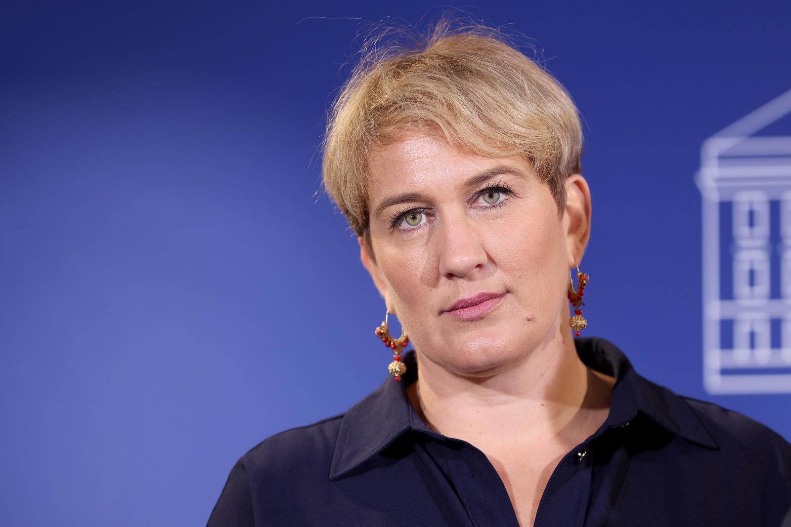 18.10.2024., Zagreb - Na konferenciji za medije odrzanoj u Saboru Misle Jaksic je izjavio da SDP nece sudjelovati na sjednici Odbora za vanjsku politiku niti spasavati vojnika Dragana. Photo: Patrik Macek/PIXSELL