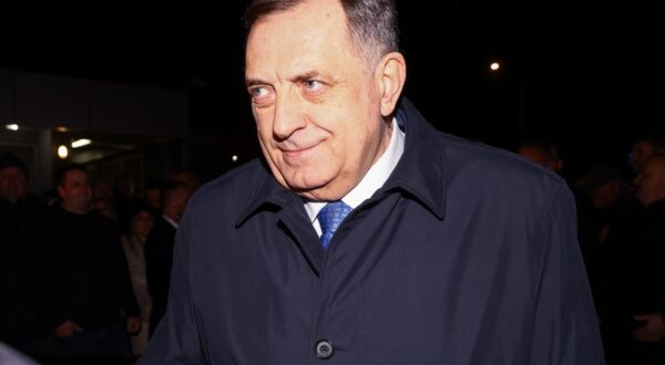 19.02.2025., Sarajevo, Bosna i Hercegovina - Nakon vise od 8 sati zavrseno je posljednje rociste Miloradu Dodiku u Sudu BiH. Presuda predsjedniku RS zakazana je za 26. veljace. Photo: Armin Durgut/PIXSELL
