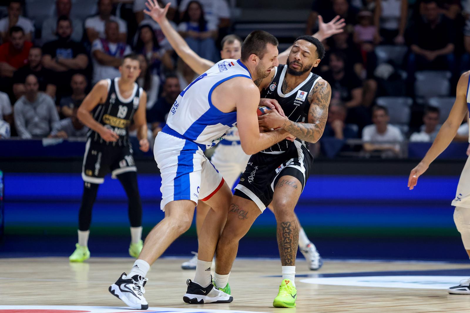 20.10.2024., Zadar - dvorana Kresimira Cosica, Zadar - AdmiralBet ABA liga, 05. kolo, KK Zadar - KK Partizan Photo: Sime Zelic/PIXSELL