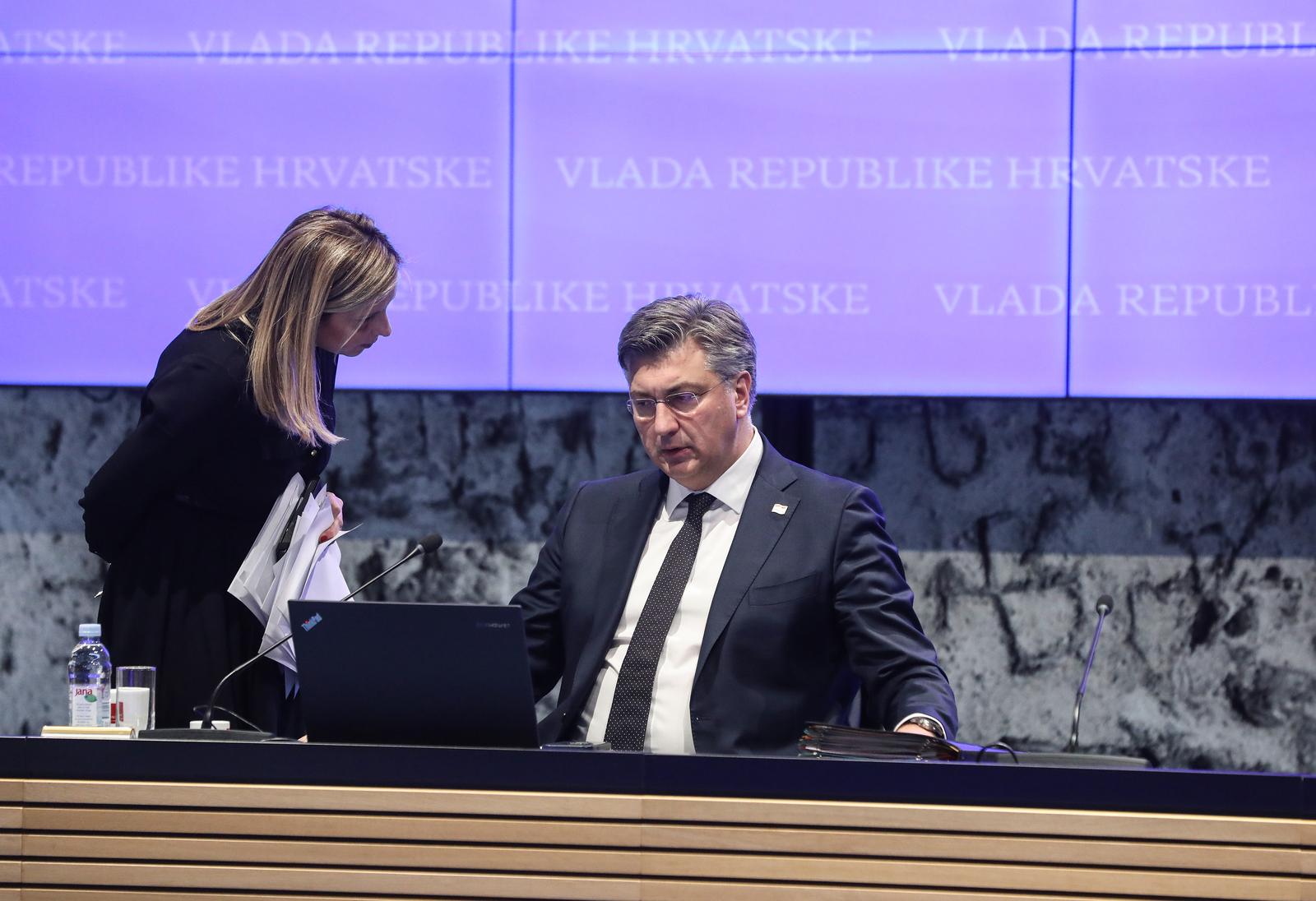 21.02.2025.,Zagreb, pod predsjedanjem premijera Andreja Plenkovica odrzana 67. sjednica Vlade RH Photo: Robert Anic/PIXSELL
