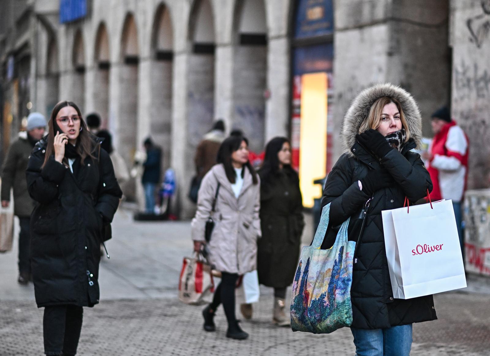22.1.2024., Zagreb - Hladan dan u centru grada. Photo: Neva Zganec/PIXSELL