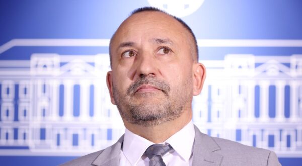 22.01.2025., Zagreb - Na konferenciji za medije odrzanoj u Saboru o slucaju Dabro govorio je Hrvoje Zekanovic. Photo: Patrik Macek/PIXSELL