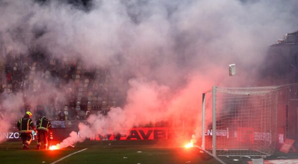 22.02.2025., stadion Rujevica, Rijeka - SuperSport HNL, 23. kolo, HNK Rijeka - GNK Dinamo. Photo: Nel Pavletic/PIXSELL