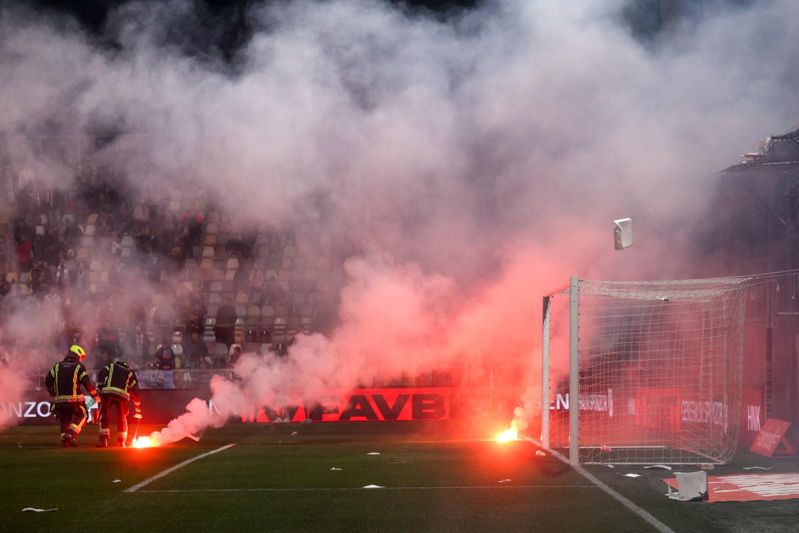 22.02.2025., stadion Rujevica, Rijeka - SuperSport HNL, 23. kolo, HNK Rijeka - GNK Dinamo. Photo: Nel Pavletic/PIXSELL