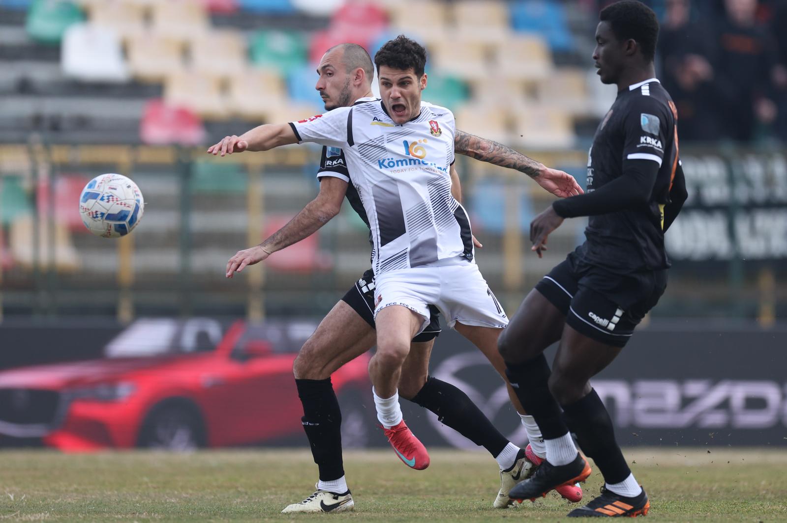 23.02.2025., Gradski stadion, Velika Gorica - SuperSport HNL, 23. kolo, HNK Gorica - HNK Sibenik. Agon Elezi. Photo: Slavko Midzor/PIXSELL