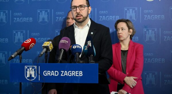 25.02.2025., Zagreb - U zgradi Gradske uprave odrzana je konferencija za medije na temu ulaganja u sport Grada Zagreba. gradonacelnik Zagreba Tomislav Tomasevic Photo: Marko Lukunic/PIXSELL