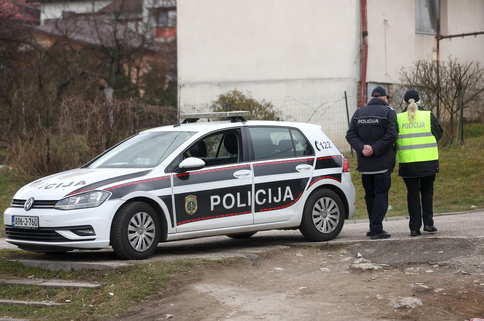 26.02.2025., Sarajevo, Bosna i Hercegovina - Policija ispred Suda BiH uoci izricanja presude Miloradu Dodiku. Photo: Armin Durgut/PIXSELL