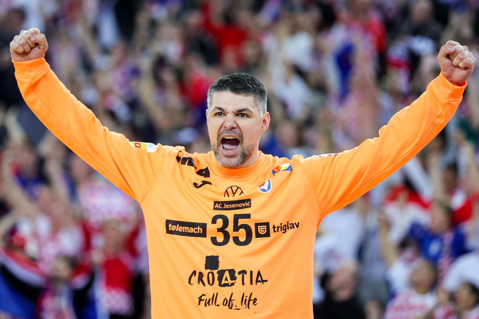 28.01.2025., Arena Zagreb, Zagreb - IHF Svjetsko rukometno prvenstvo 2025., cetvrtfinale, Hrvatska - Madjarska. Ivan Pesic Photo: Sanjin Strukic/PIXSELL