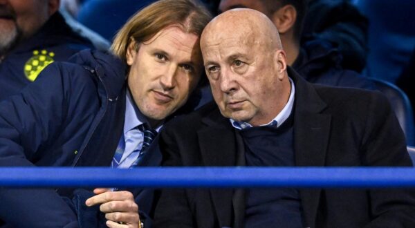 29.01.2025., stadion Maksimir, Zagreb - UEFA Liga prvaka, grupna faza, 8. kolo, GNK Dinamo - AC Milan. sportski direktor Marko Maric, predsjednik kluba Velimir Zajec Photo: Marko Lukunic/PIXSELL