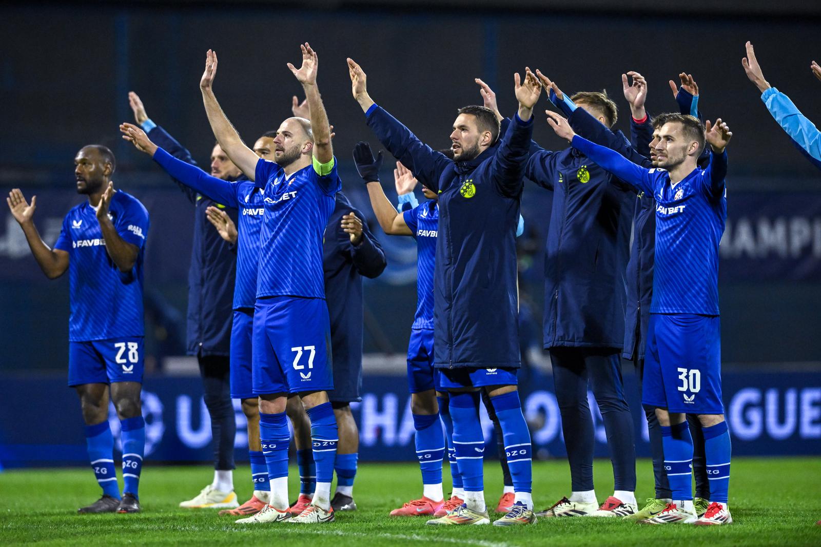 29.01.2025., stadion Maksimir, Zagreb - UEFA Liga prvaka, grupna faza, 8. kolo, GNK Dinamo - AC Milan. Photo: Marko Lukunic/PIXSELL