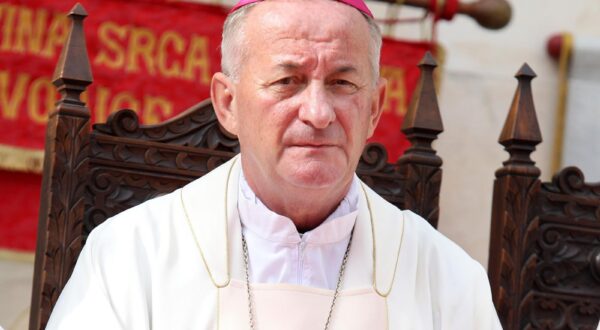 29.09.2021.,Sibenik-Biskupi na proslavi sv Mihovila.Ranko Vidovic,biskup hvarski.rPhoto: Dusko Jaramaz/PIXSELL