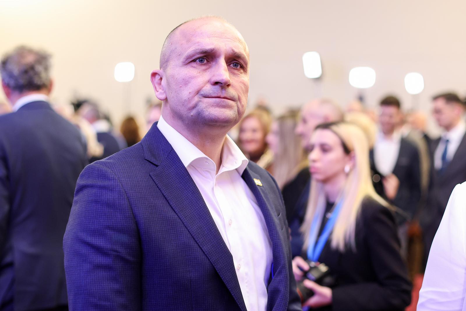 29.12.2024., Zagreb -Izborni stozer predsjednickog kandidata Dragana Primorca u hotelu Westin. Ivan Anusic. Photo: Matija Habljak/PIXSELL