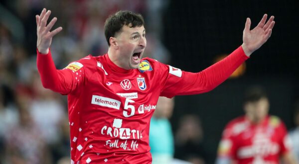 30.01.2025., Arena Zagreb, Zagreb - IHF Svjetsko rukometno prvenstvo 2025., polufinale, Francuska - Hrvatska. Domagoj Duvnjak. Photo: Sanjin Strukic/PIXSELL
