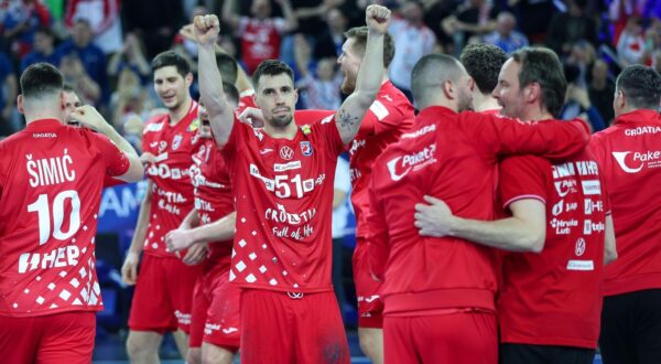 30.01.2025., Arena Zagreb, Zagreb - IHF Svjetsko rukometno prvenstvo 2025., polufinale, Francuska - Hrvatska. Ivan Martinovic Photo: Sanjin Strukic/PIXSELL