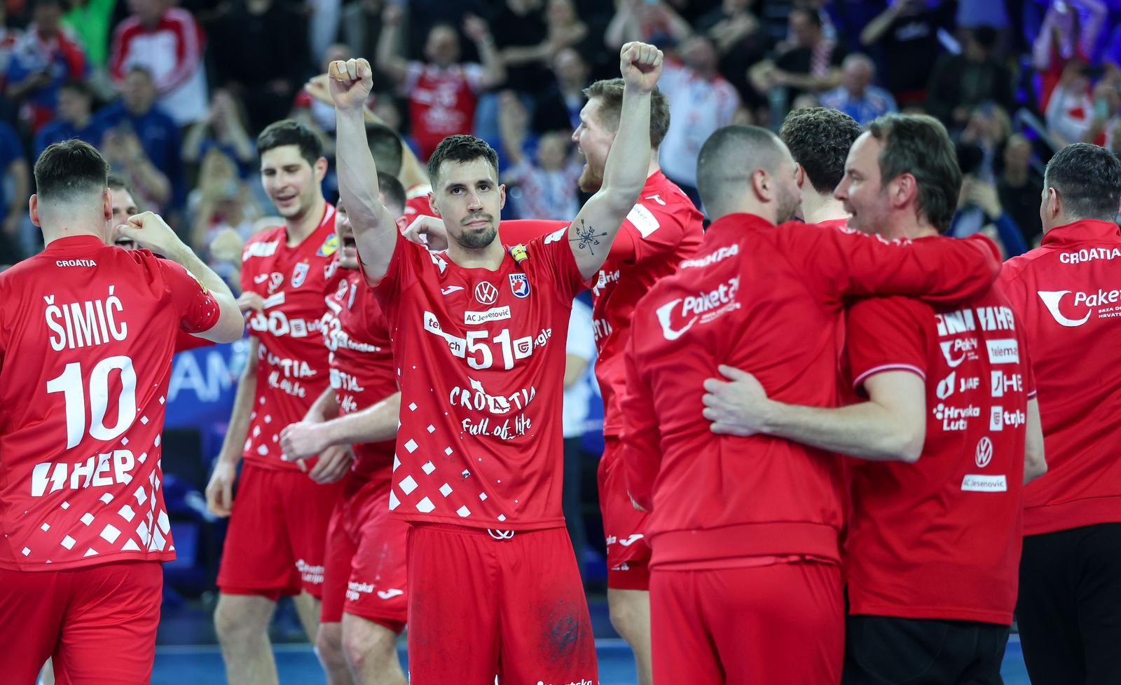 30.01.2025., Arena Zagreb, Zagreb - IHF Svjetsko rukometno prvenstvo 2025., polufinale, Francuska - Hrvatska. Ivan Martinovic Photo: Sanjin Strukic/PIXSELL