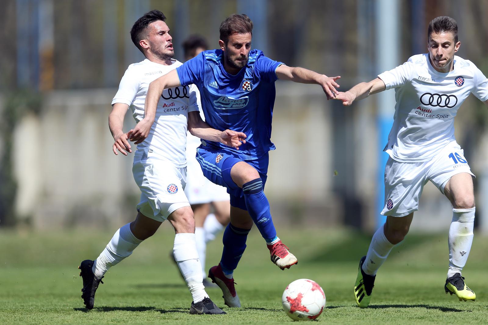 Zagreb: Dinamo i Hajduk odigrali bez pobjednika u Drugoj HNL 31.03.2019., Zagreb - Hitrec Kacijan stadion, Zagreb - Druga HNL, 18. kolo, GNK Dinamo II - Hajduk II. Tomislav Barisic. rPhoto: Luka Stanzl/PIXSELL