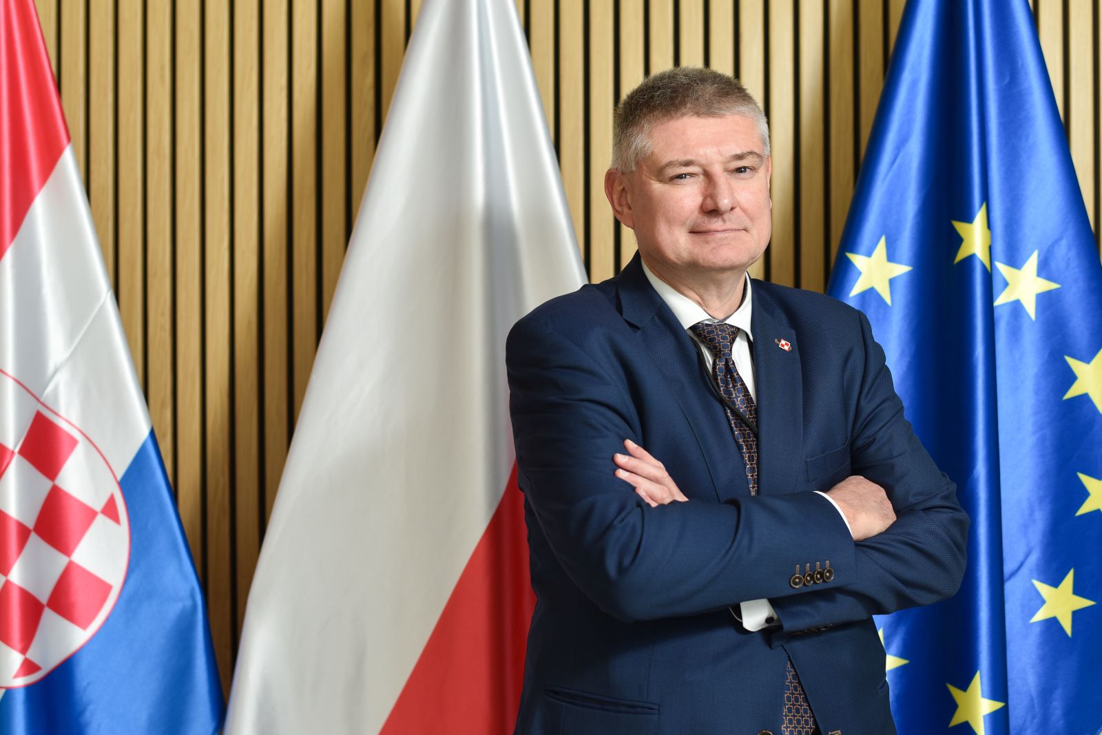 29.11.2023., Zagreb - Pawel Czerwinski, poljski veleposlanik u Hrvatskoj. 

Photo Sasa ZinajaNFoto