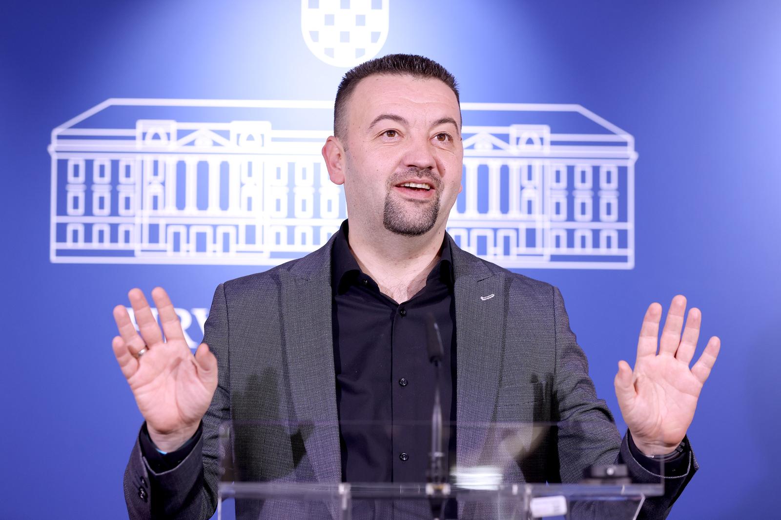 20.02.2025., Zagreb - Na konferenciji za medije o aktualnim temama govorio je Marijan Pavlicek. Photo: Patrik Macek/PIXSELL