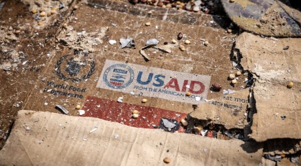 A USAID logo is visible on a box amid the scattered remains of boxes and materials left behind by looters after widespread vandalism and looting following clashes at the World Food Programme (WFP) warehouse in Bukavu on February 21, 2025. Congolese President Felix Tshisekedi is on a quest for support as war in the east rages, but has so far returned empty-handed from trips abroad while anxiety mounts at home.
Tshisekedi recently visited Angola and attended a security conference in Munich without making a clear diplomatic breakthrough, after Rwanda-backed M23 fighters seized control of two major eastern cities in the Democratic Republic of Congo.,Image: 966962250, License: Rights-managed, Restrictions: , Model Release: no, Credit line: Luis TATO / AFP / Profimedia