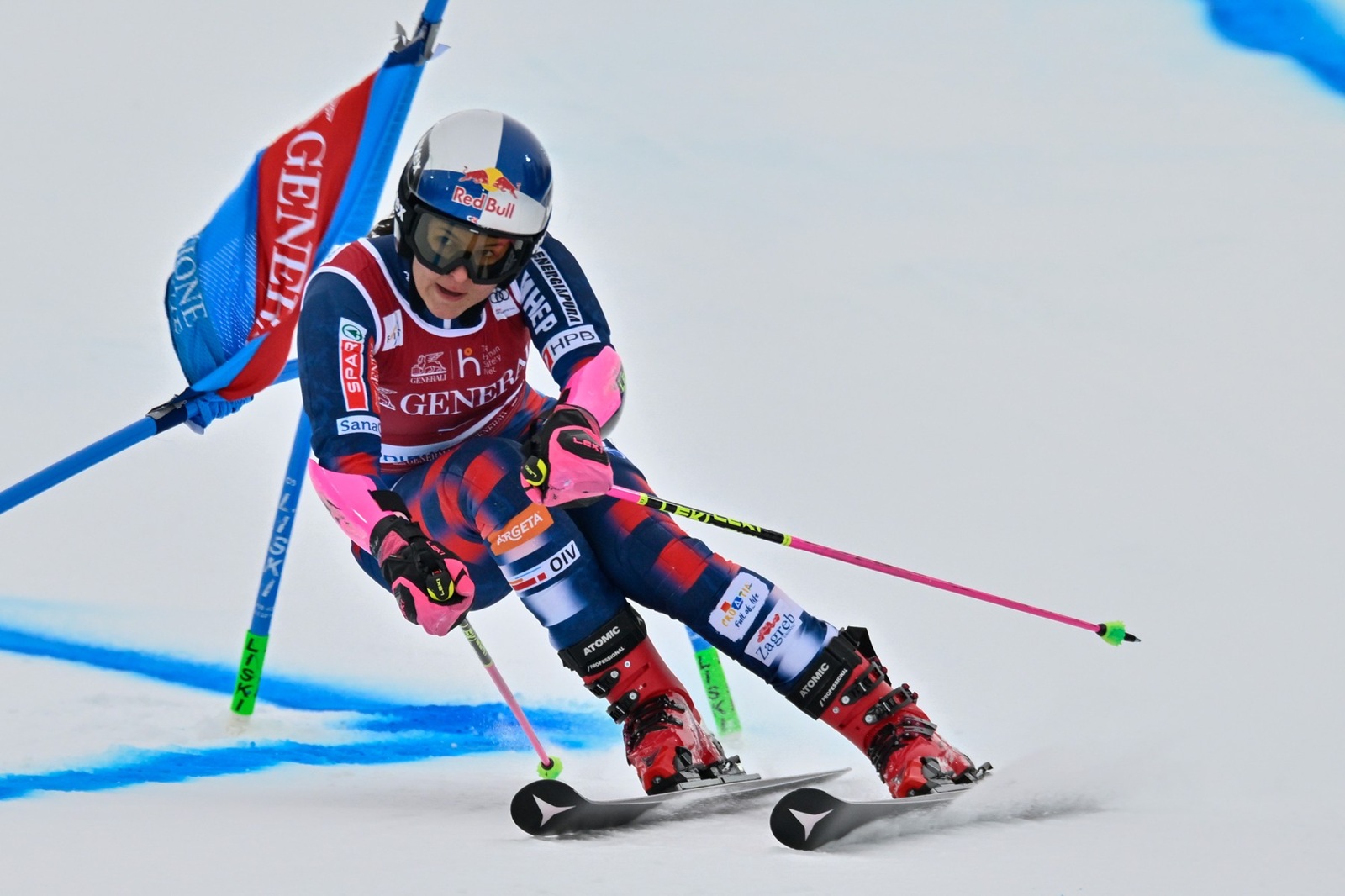 February 22, 2025, Sestriere, Milan, Italy: Zrinka LJUTIC (CRO)  during  AUDI FIS Ski World Cup - Giant Slalom - Women, Alpine Ski race in Sestriere, Italy, February 22 2025,Image: 967576338, License: Rights-managed, Restrictions: * Italy Rights Out *, Model Release: no, Credit line: Danilo Vigo/Ipa Sport / Ipa-Agen / Zuma Press / Profimedia