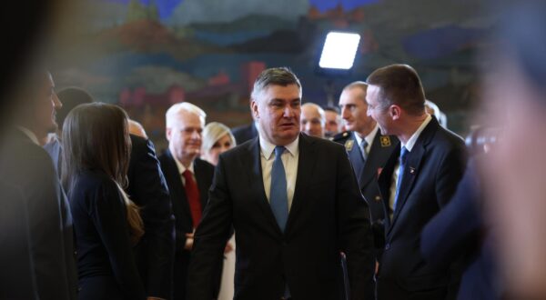 18.02.2025., Zagreb - Svecana inauguracija novoizabranog hrvatskog predsjednika Zorana Milanovica odrzana u Predsjednickim dvorima na Pantovcaku   Photo: HINA/POOL/PIXSELL