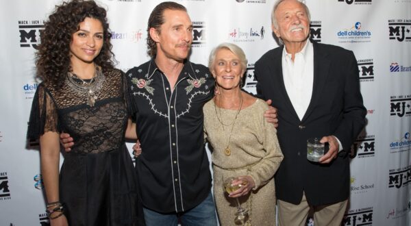 (L-R) Camila Alves, Matthew McConaughey, Kay McConaughey, and C.J. Carlig attend the 5th annual Mack, Jack & McConaughey Gala at ACL Live on April 20, 2017 in Austin, Texas. The non-profit group raises money for youth organizations.,Image: 329676193, License: Rights-managed, Restrictions: , Model Release: no, Credit line: SUZANNE CORDEIRO / AFP / Profimedia
