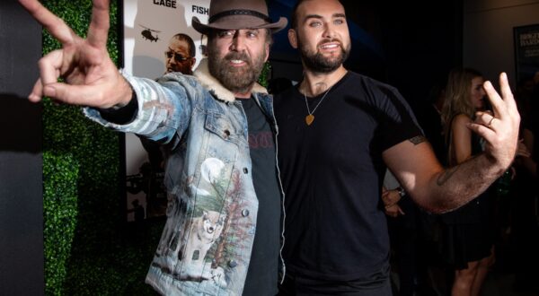 BEVERLY HILLS, CALIFORNIA - SEPTEMBER 16: Nicholas Cage and Weston Coppola Cage attend the premiere of Quiver Distribution's 'Running with the Devil' at Writers Guild Theater on September 16, 2019 in Beverly Hills, California.   Emma McIntyre,Image: 471255325, License: Rights-managed, Restrictions: , Model Release: no, Credit line: Emma McIntyre / Getty images / Profimedia