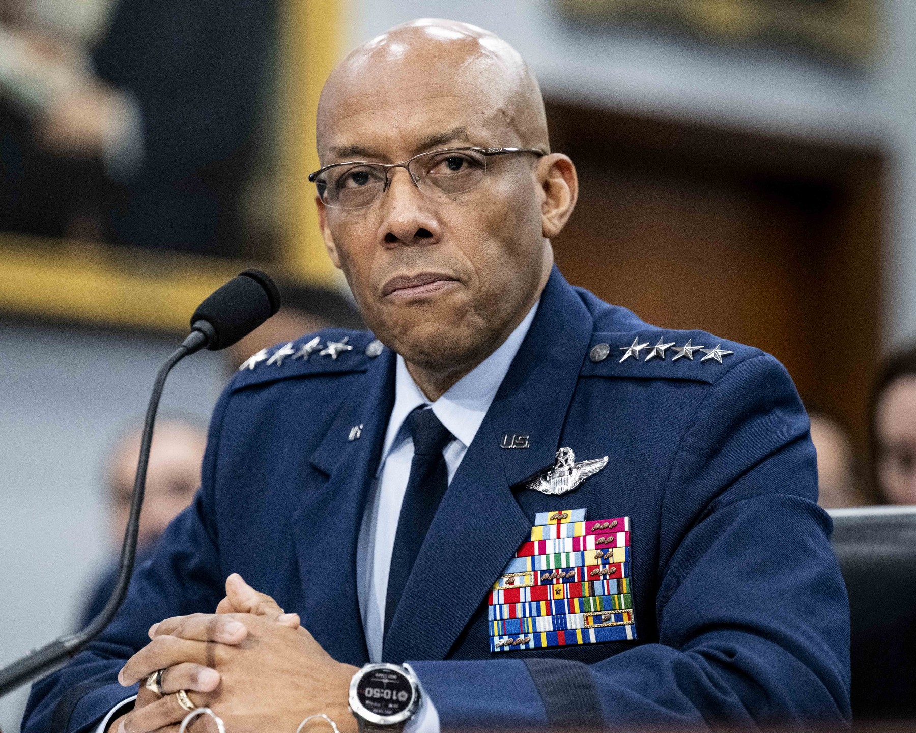 April 17, 2024, Washington, District Of Columbia, USA: General CHARLES Q. BROWN, JR. (a.k.a. C.Q. Brown) , Chairman of the Joint Chiefs of Staff speaking at a hearing of the House Committee on Appropriations Subcommittee on Defense at the U.S. Capitol.,Image: 865733010, License: Rights-managed, Restrictions: , Model Release: no, Credit line: Michael Brochstein / Zuma Press / Profimedia