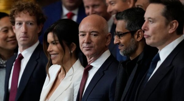 Elon Musk, Jeff Bezos i Mark Zuckerberg