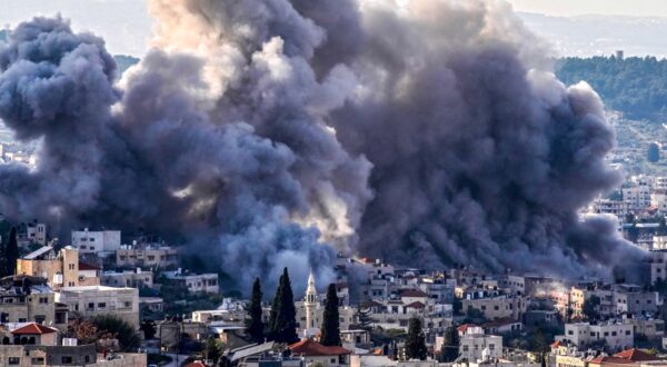 Smoke billows from the site of several explosions during an Israeli raid on the Jenin camp for Palestinian refugees on February 2, 2025. The Israeli military launched a major offensive in the West Bank last month dubbed "Iron Wall" aimed at rooting out Palestinian armed groups from the Jenin area, which has long been a hotbed of militancy.,Image: 959607476, License: Rights-managed, Restrictions: , Model Release: no, Credit line: MOHAMMAD MANSOUR / AFP / Profimedia