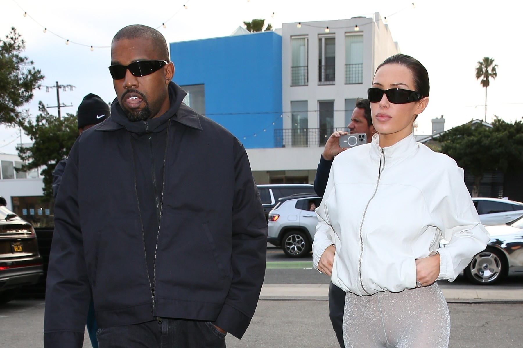 Los Angeles, CA  - *PREMIUM-EXCLUSIVE*  - Kanye West and Bianca Censori were spotted arriving at a recording studio following controversy at the Grammy Awards.

*UK Clients - Pictures Containing Children
Please Pixelate Face Prior To Publication*,Image: 960219524, License: Rights-managed, Restrictions: , Model Release: no, Pictured: Kanye West, Bianca Censori, Credit line: The Hollywood JR / BACKGRID / Backgrid USA / Profimedia