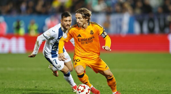 Luka Modric (Real), FEBRUARY 5, 2025 - Football / Soccer : Spanish "Copa del Rey Mapfre" quarter-finals match between CD Leganes 2-3 Real Madrid CF at the Estadio Municipal Butarque in Leganes, Spain.,Image: 960675333, License: Rights-managed, Restrictions: No third party sales, Model Release: no, Credit line: Mutsu Kawamori / AFLO / Profimedia