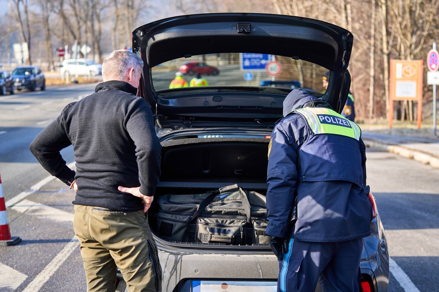 Policijski pregled auta u Njemačkoj