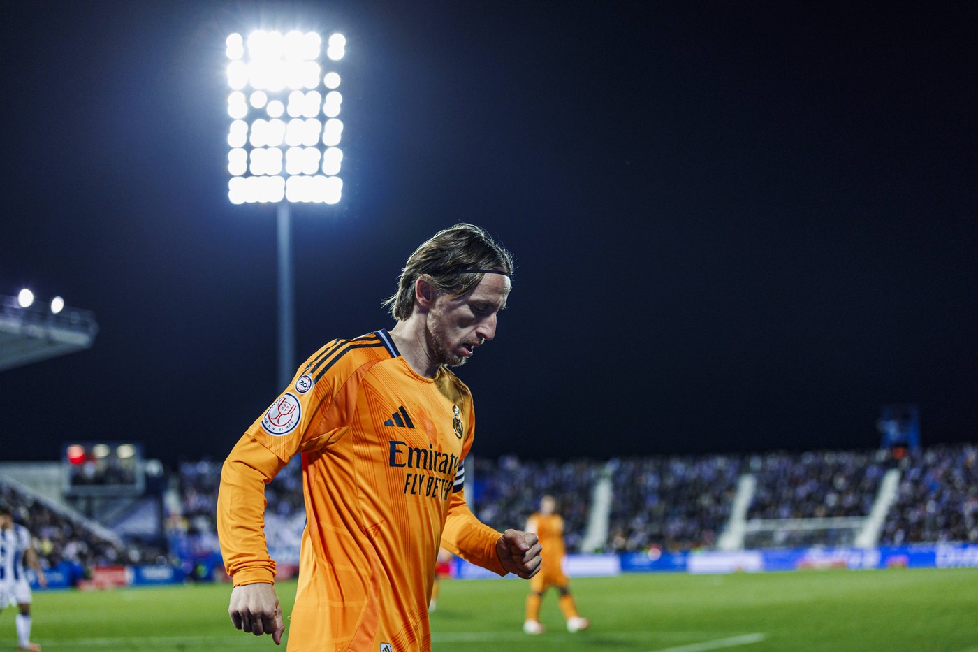 CD Leganes vs Real Madrid CF - Copa del rey - 05/02/2025 Luka Modric of Real Madrid CF during the Copa de SM El rey match between CD Leganes and Real Madrid CF at Estadio Municipal Butarque on February 05, 2025 in Madrid, Spain. Leganes Spain Copyright: xPabloxGarcia/PGSxPhotoxAgencyx,Image: 960838203, License: Rights-managed, Restrictions: , Model Release: no, Credit line: IMAGO / imago sportfotodienst / Profimedia