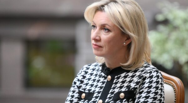 8853979 07.02.2025 Russian Foreign Ministry spokeswoman Maria Zakharova attends an interview with RIA Novosti in Moscow, Russia.,Image: 961499676, License: Rights-managed, Restrictions: Editors' note: THIS IMAGE IS PROVIDED BY RUSSIAN STATE-OWNED AGENCY SPUTNIK., Model Release: no, Credit line: Maksim Blinov / Sputnik / Profimedia