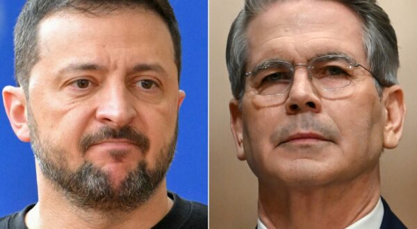 Volodimir Zelenski i Scott Bessent