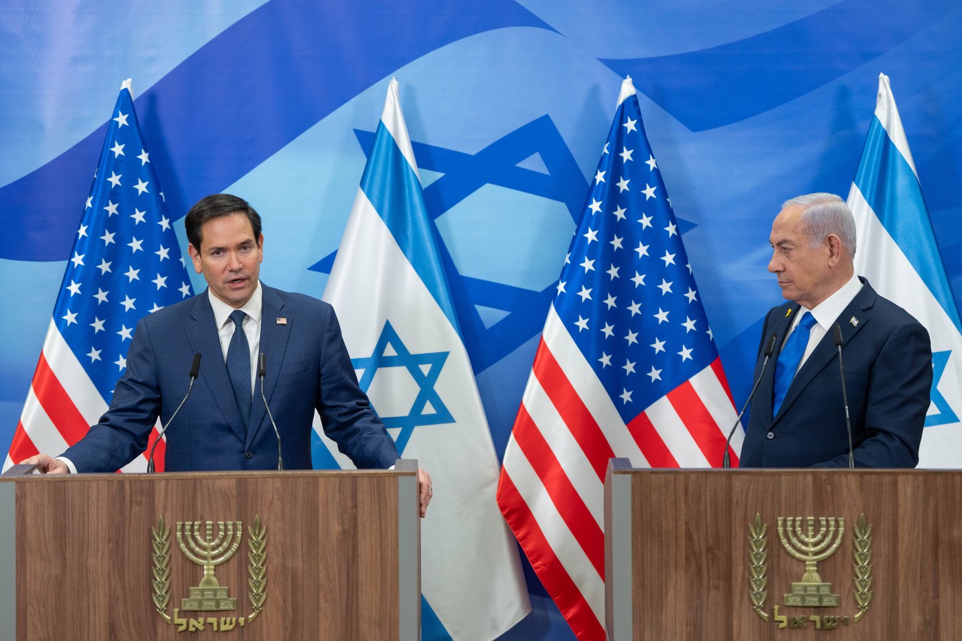 Marco Rubio i Benjamin Netanyahu