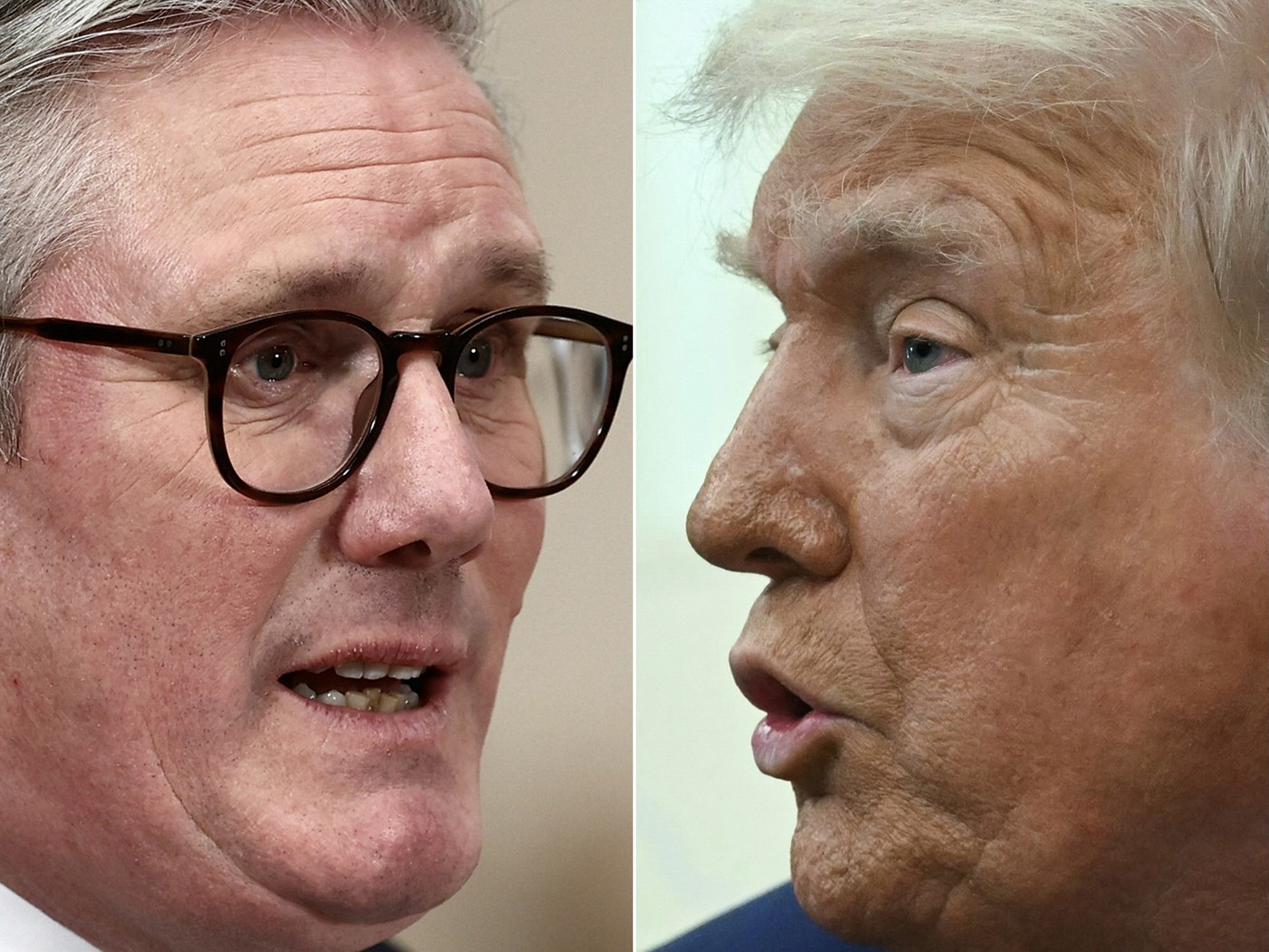 Keir Starmer i Donald Trump